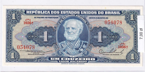 1954-1958 - Brazylia - 1 Cruzeiro <br> 54078
