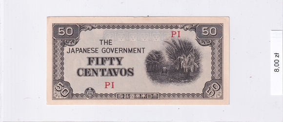 1942 - Filipiny - 50 Centavos <br> PI
