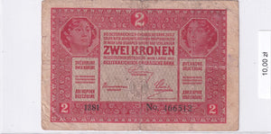 1917 - Austria - 2 Korony <br> 466512