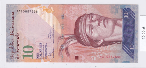 2014 - Wenezuela - 10 Boliwarów <br> AA10857696