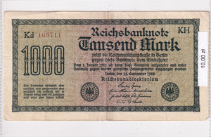 1922 - Niemcy - 1000 Marek <br> Kd169711