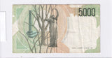 1985 - Włochy - 5000 Lirów <br> LC480157K