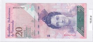 2013 - Wenezuela - 20 Boliwarów <br> X65467596