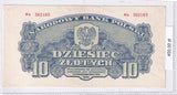 1944 - Polska - 10 Złotych <br> Ab 362183