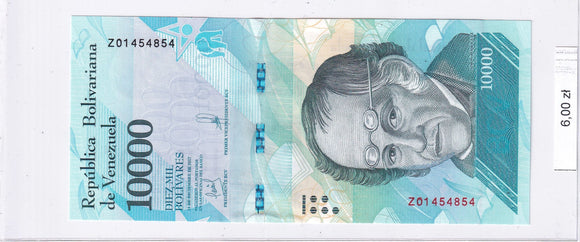 2017 - Wenezuela - 10000 Boliwarów <br> Z01454854