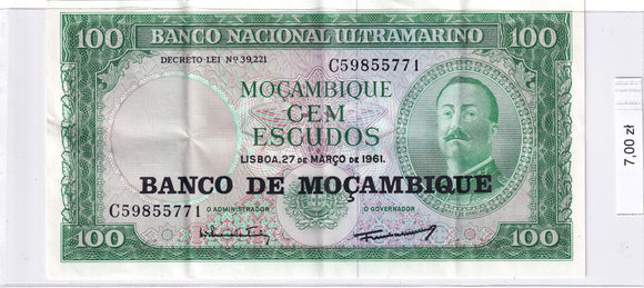 1961 - Mozambik - 100 Escudos <br> C59855771