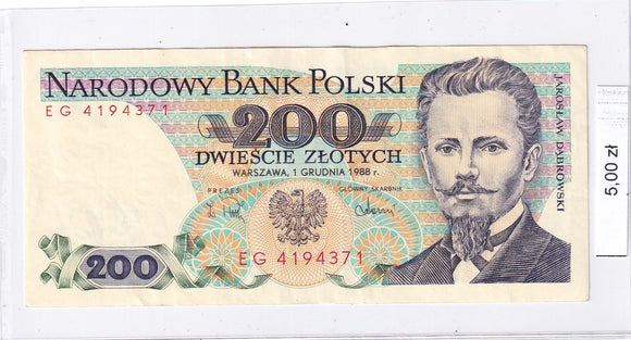 1988 - Polska - 200 Złotych <br> EG4194371