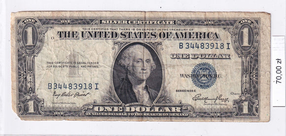 1935 - USA - 1 Dolar <br> B34483918I