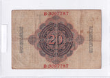 1907 - Niemcy - 20 Marek <br> B.3097787