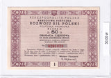 1951 - Polska - Obligacje Skarbowe PRL - 50 złotych <br> 0291628