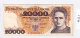 1989 - Polska - 20000 Złotych <br> E8074021