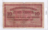 1916 - Niemcy - 10 Rubli <br> A691990