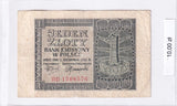1941 - Polska - 1 Złoty <br> BD1308576