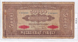 1922 - Polska - 50000 Marek <br> F9370099