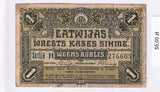 1919 - Łotwa - 1 Rubel <br> 276605