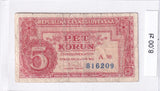 1949 - Czechosłowacja - 5 Koron <br> 816209