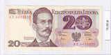 1982 - Polska - 20 Złotych <br> AS6432320