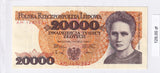 1989 - Polska - 20000 Złotych <br> AM1687552