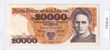 1989 - Polska - 20000 Złotych <br> AA1081490