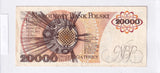 1989 - Polska - 20000 Złotych <br> AA1081490