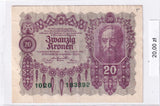 1922 - Austria - 20 Koron <br> 1020183392