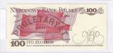 1988 - Polska - 100 Złotych <br> TE3156010
