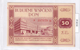 Polska - PRL - Bon - Budujemy Wspólny Dom - 50 Złotych <br> F397679*