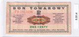1969 - Polska - PRL - Bon Towarowy Pekao - 2 Centy <br> FO1915498