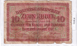 1916 - Niemcy - 10 Rubli <br> B629014