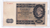 1940 - Polska - 500 Złotych <br> A1590179
