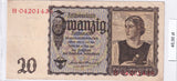 1939 - Niemcy - 20 Marek <br> H.04201439