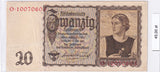 1939 - Niemcy - 20 Marek <br> O.10070603