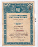 1951 - Polska - Obligacje Skarbowe PRL - 100 złotych <br> 513263