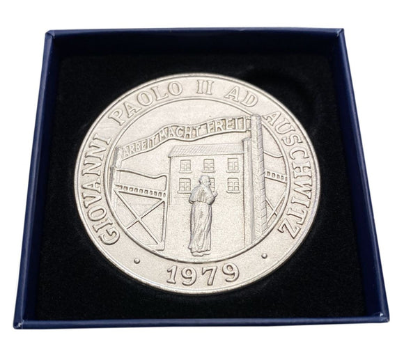 Medal - Włochy - Jan Paweł II - Wizyta w Auschwitz w 1979r.