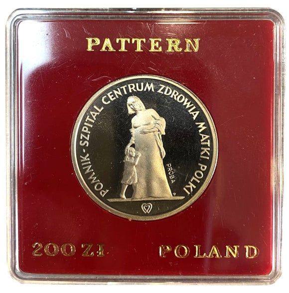 1985 - Polska - 200 zł - Pomnik - Szpital - Centrum Zdrowia Matki Polki - próba