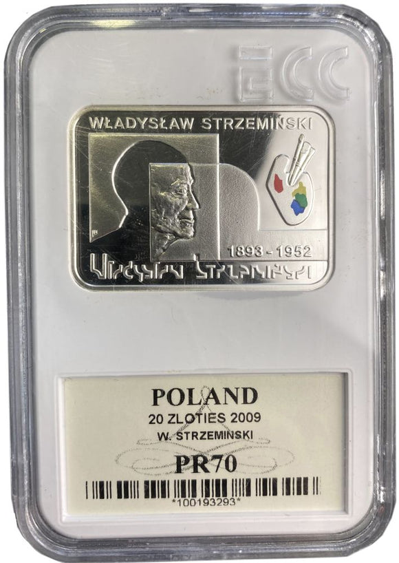 2009 - Polska - 20 Złotych - Władysław Strzemiński - PR70 GCN ECC