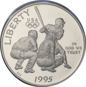 1995 - USA - 1/2 Dolara - Igrzyska Olimpijskie Atlanta 1996 - Baseball
