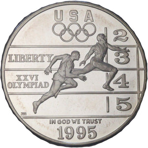 1995 - USA - 1 Dolar - Igrzyska Olimpijskie Atlanta 1996 - Lekkoatletyka