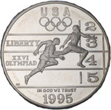1995 - USA - 1 Dolar - Igrzyska Olimpijskie Atlanta 1996 - Lekkoatletyka