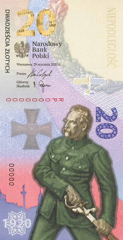 2020 - Polska - 20 zł - Bitwa Warszawska 1920
