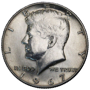 1967 - USA - 1/2 Dolara - Kennedy Half Dollar