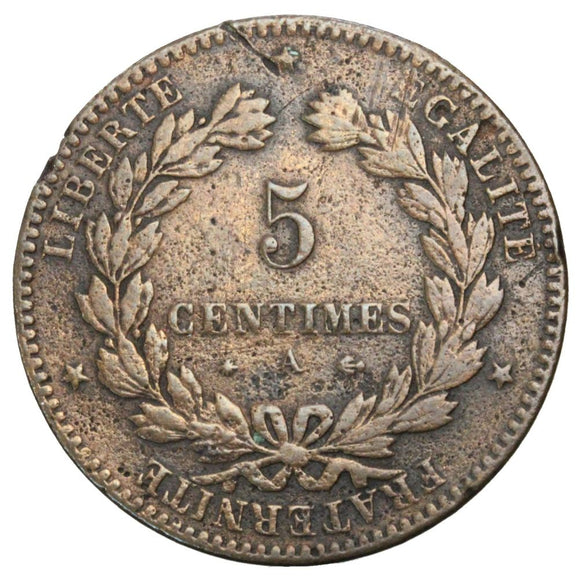 1878 - Francja - 5 Centimes