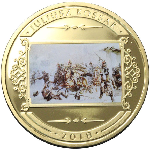 2018 - Medal - Juliusz Kossak - 100 Rocznica Odzyskania Niepodległości