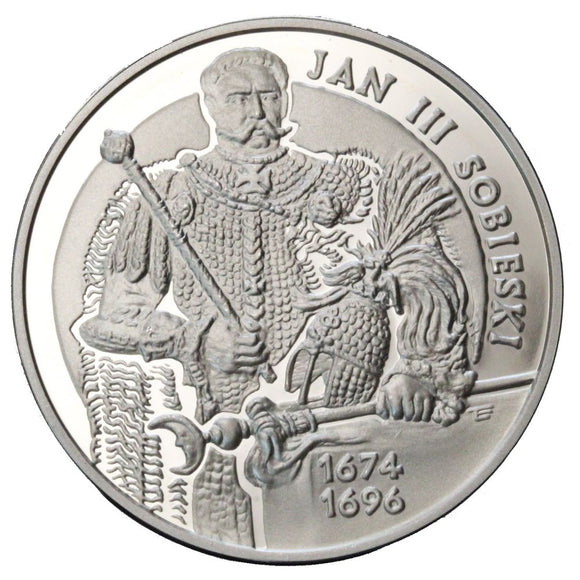 2001 - Polska - 10 zł - Jan III Sobieski - półpostać