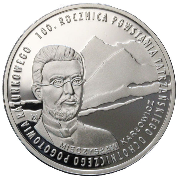 2009 - Polska - 10 zł - 100 Rocznica Powstania Tatrzańskiego Ochotniczego Pogotowia Ratunkowego