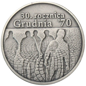 2000 - Polska - 10 zł - 30 Rocznica Grudnia '70