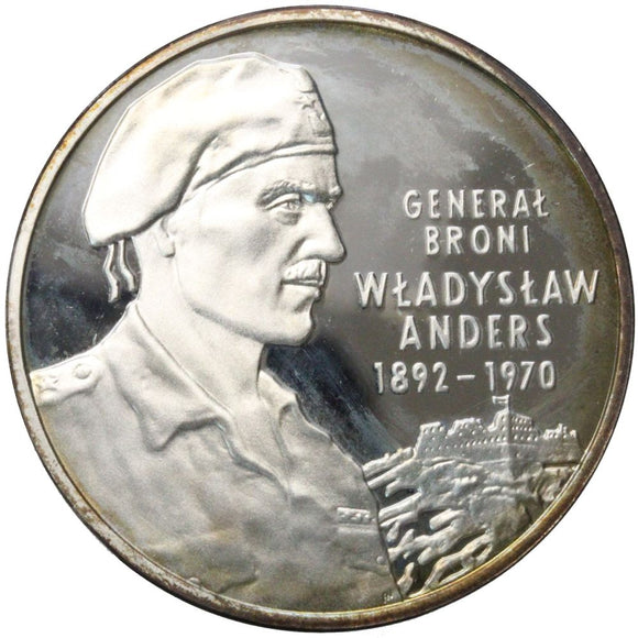 2002 - Polska - 10 zł - Gen. Władysław Anders