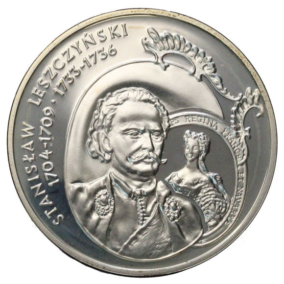 2003 - Polska - 10 zł - Stanisław Leszczyński - popiersie