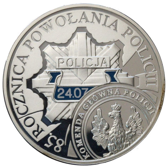 2004 - Polska - 10 zł - 85 Rocznica Powołania Policji