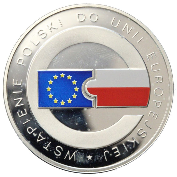 2004 - Polska - 10 zł - Wstąpienie Polski do Unii Europejskiej